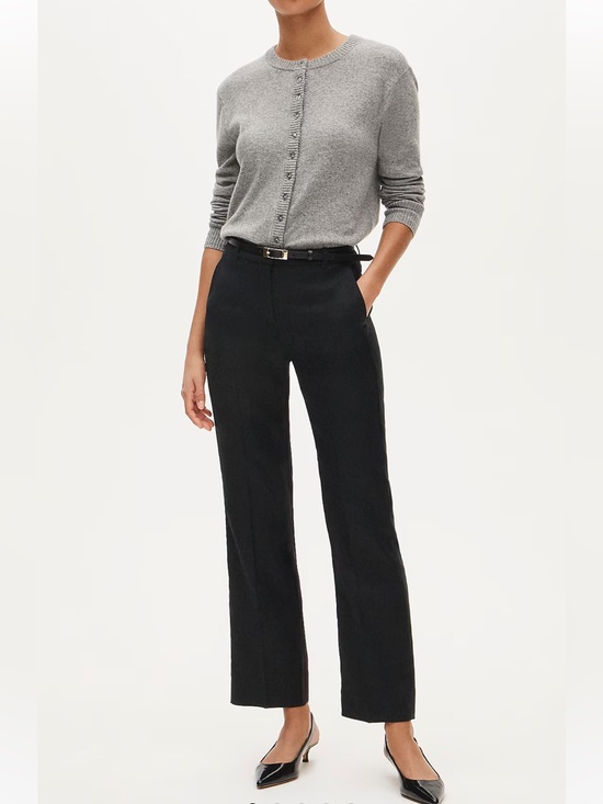 J. Crew Pants - NWT J Crew Kaya pant in stretch linen blend, size 4 Black